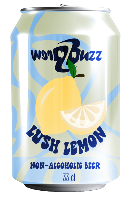 lush lemon beer can